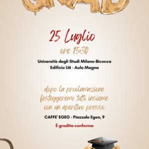 Invito laurea