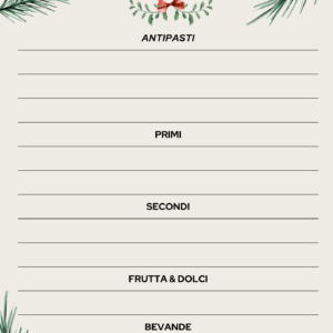 Menù natale