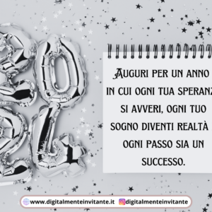 Biglietto auguri Buon anno