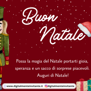 Biglietto auguri natale